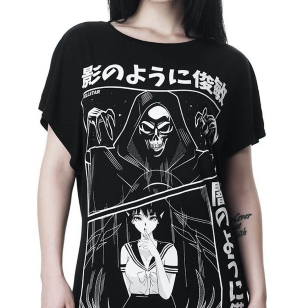 Killstar Shadow Batwing Tunic